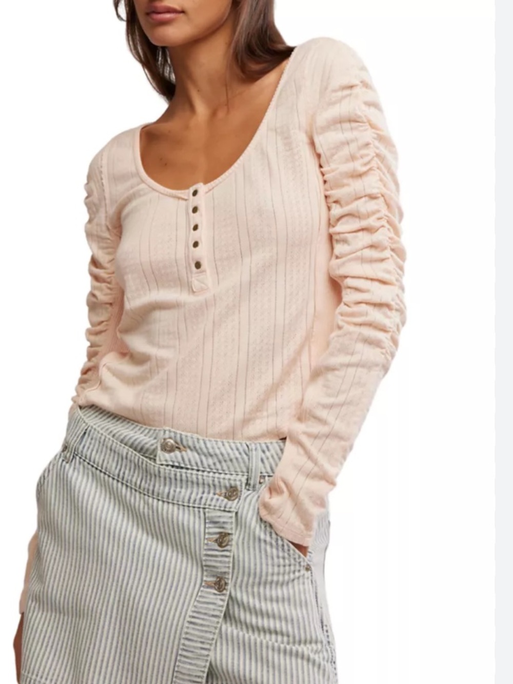 Free people Hope Henley Shirt